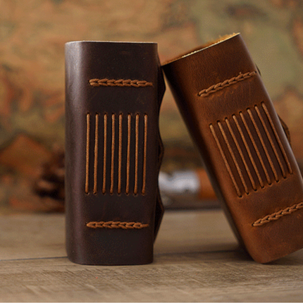 Mini Premium Handmade Cowhide Leather Notebook NO012