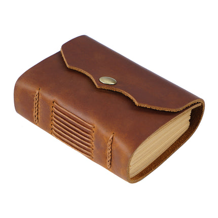 Mini Premium Handmade Cowhide Leather Notebook NO012
