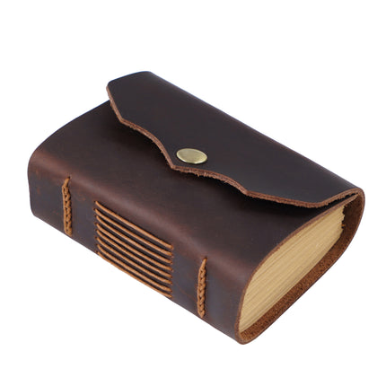 Mini Premium Handmade Cowhide Leather Notebook NO012