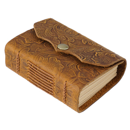 Mini Premium Handmade Cowhide Leather Notebook NO012