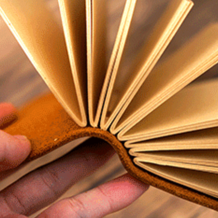 Mini Premium Handmade Cowhide Leather Notebook NO012