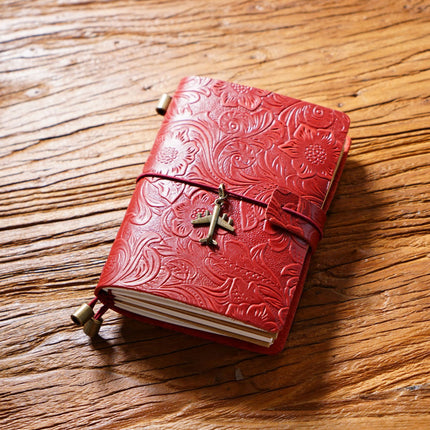 Premium Handmade Leather Notebook – Buckle Strap Closure NO008