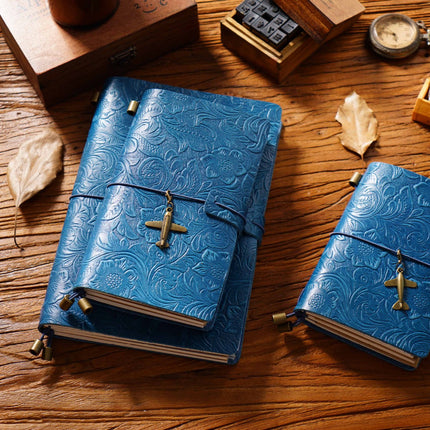 Premium Handmade Leather Notebook – Buckle Strap Closure NO008