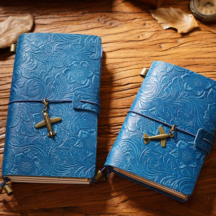 Premium Handmade Leather Notebook – Buckle Strap Closure NO008