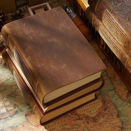 Minimalist Handmade Leather Notebook - NO004