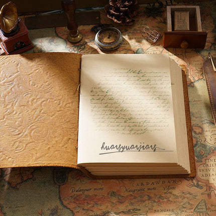 Minimalist Handmade Leather Notebook - NO004