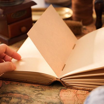 Handmade Leather Notebook With Strap Closure - NO002