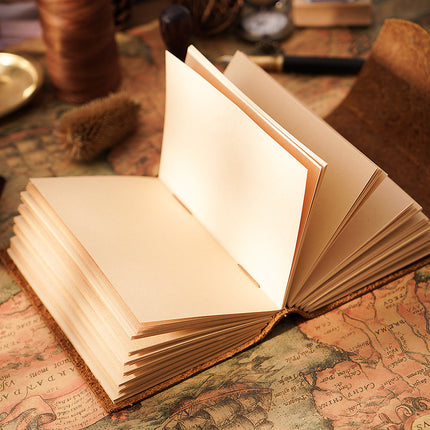 Handmade Leather Notebook With Strap Closure - NO002