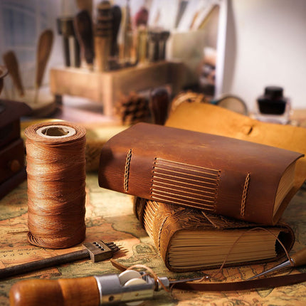 Handmade Leather Notebook With Strap Closure - NO002