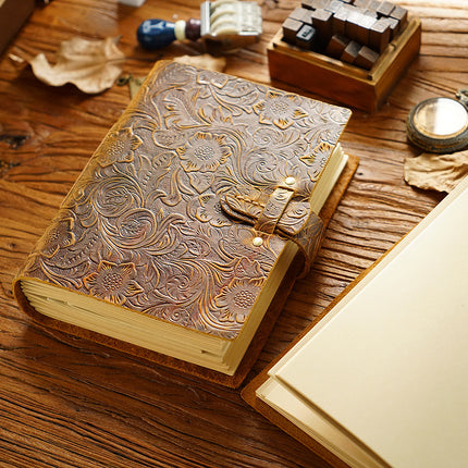 Buckle Closure – Handmade Genuine Leather Journal - NO003