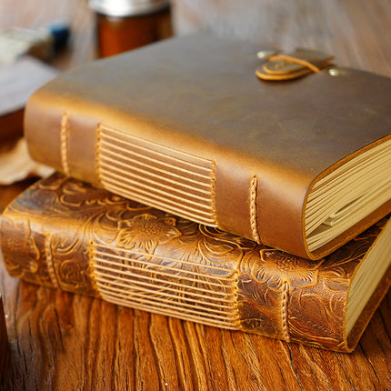 Buckle Closure – Handmade Genuine Leather Journal - NO003