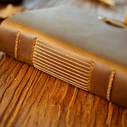 Buckle Closure – Handmade Genuine Leather Journal - NO003