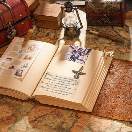 Butterfly Lock Handmade Leather Diary – NO001
